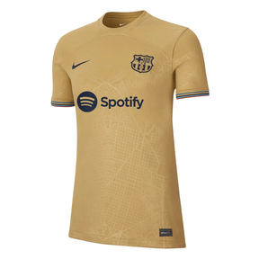 Camisa Barcelona Away 22/23 s/n° Torcedor Nike Feminina - Dourada