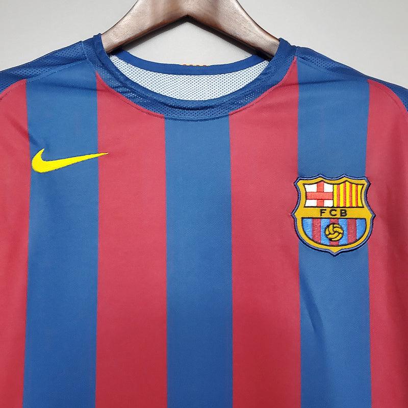 Camisa Barcelona Retrô 2006 Azul e Vermelha - Nike