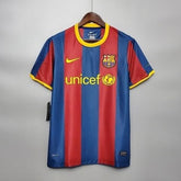 Camisa Barcelona Retrô 2010/2011 Azul e Grená - Nike