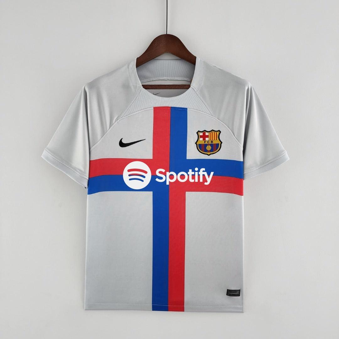 Camisa Barcelona Third 22/23 s/n° Torcedor Masculino - Cinza