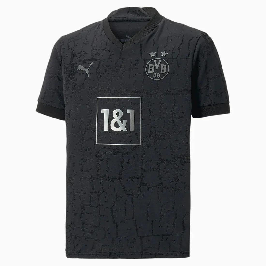 Camisa Borussia Dortmund Edição Carvão 2023 Puma - Preto