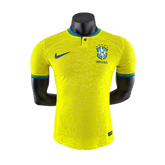 Camisa Brasil I 2022 - Amarela - Nike - Masculino Jogador