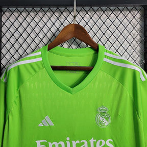 Camisa de Goleiro Real Madrid 23/24 Verde Limão