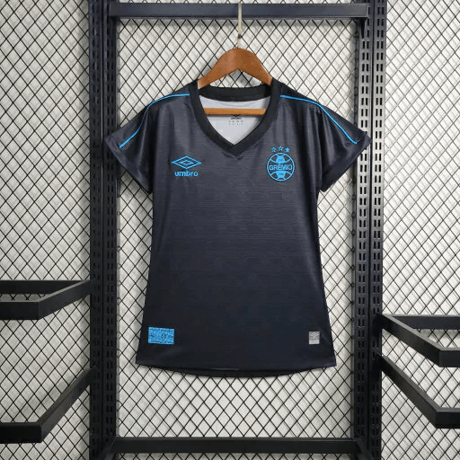 Camisa do Gremio Feminina 2023/24 Preta