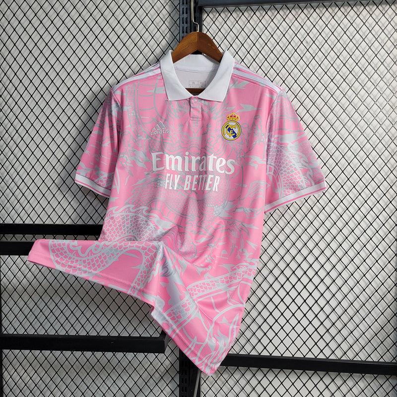 Camisa Edição Especial Real Madrid 23/24 Dragão rosa