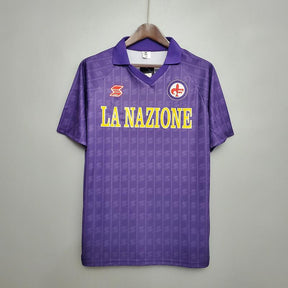 Camisa Fiorentina Retrô 1989/1990 Roxa - ABM