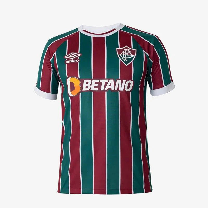 Camisa Fluminense I 23/24 Umbro - Vinho e Verde