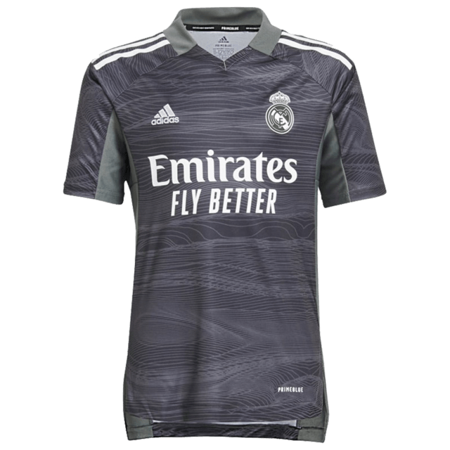 Camisa Goleiro Real Madrid 21/22 Adidas - Cinza