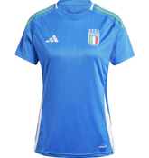 Camisa Itália Home 24/25 s/n° Torcedor Adidas Feminino- Azul