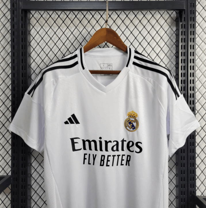 Camisa l Real Madrid  24/25 Adidas C/ Todos patchs UCL 15