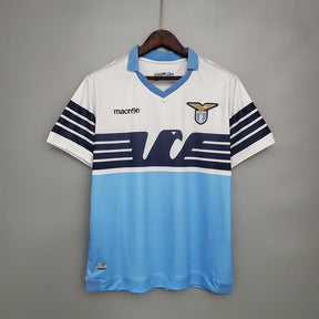 Camisa Lazio Retrô 2014 Azul e Branca - Macron