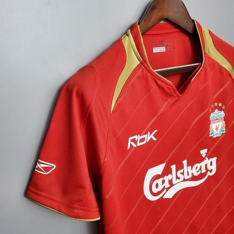 Camisa Liverpool Retrô 05/06 - Reebok - Vermelha