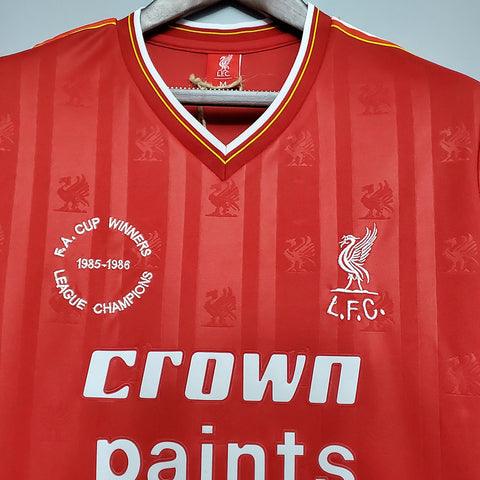 Camisa Liverpool Retrô 1985/1986 Vermelha