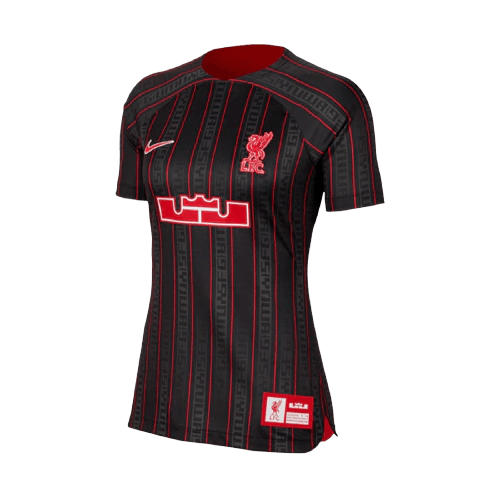 Camisa Liverpool x LeBron James 23/24 s/n° Torcedor Feminina - Preta