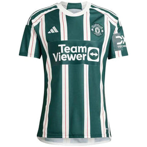 Camisa Manchester United Away 23/24 s/n° Torcedor Masculina - Branco e Verde