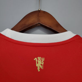 Camisa Manga Longa Manchester United 21/22 - Vermelho