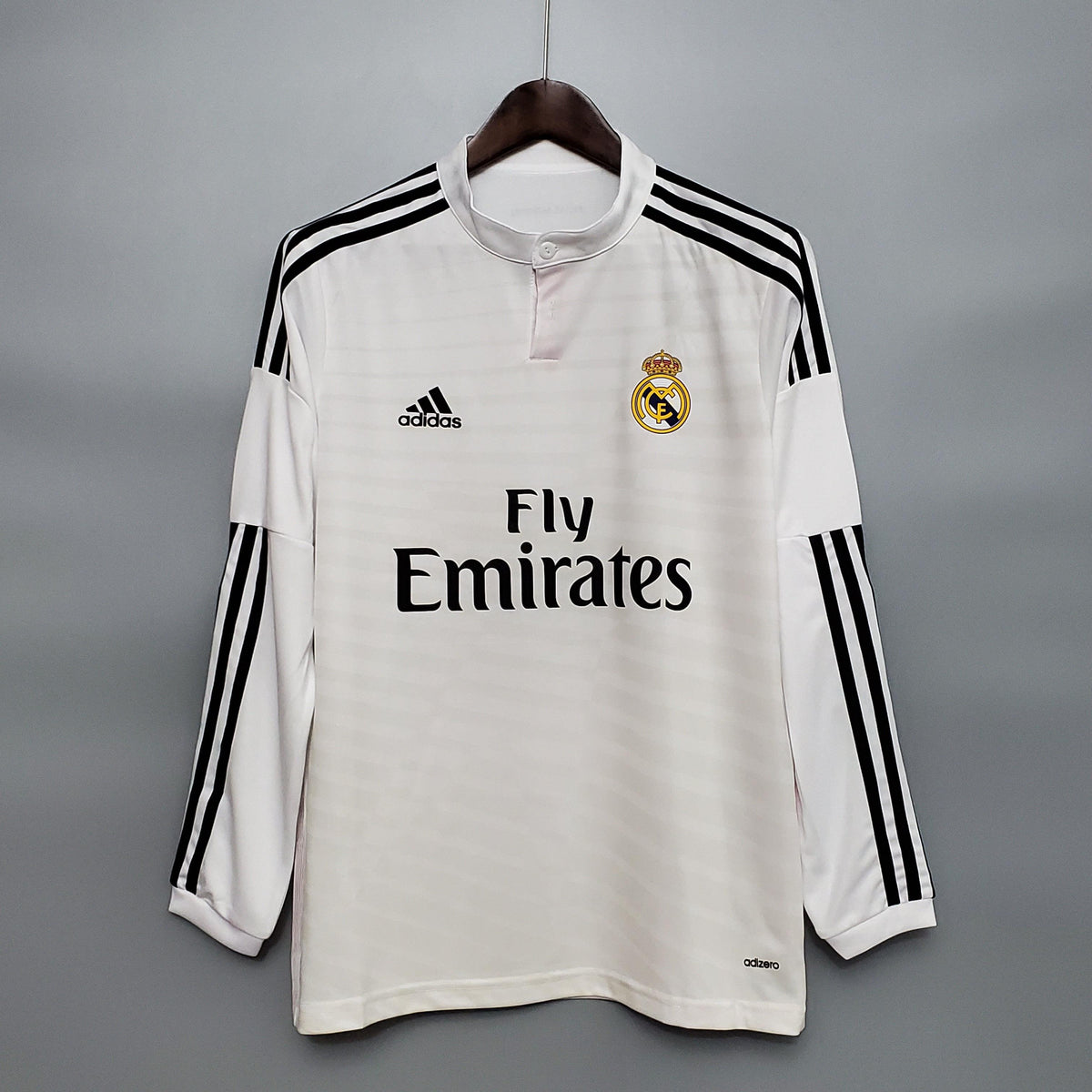 Camisa Manga Longa Real Madrid 14/15 Adidas - Branco