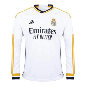 Camisa Manga Longa Real Madrid I 23/24 - Branca