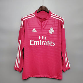 Camisa Manga Longa Real Madrid II 14/15 Adidas - Rosa