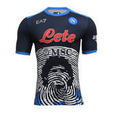 Camisa Napoli Especial Maradona 21/22 EA7 - Azul