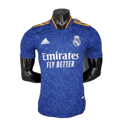 Camisa Real Madrid II 21/22 - Azul - Adidas - Masculino Jogador