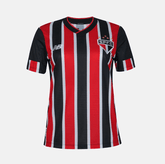 Camisa São Paulo  24/25 New Balance - vermelha e preta feminina