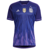 Camisa Seleção da Argentina II [Com Patch Copa do Mundo] 2022 Adidas - Roxo