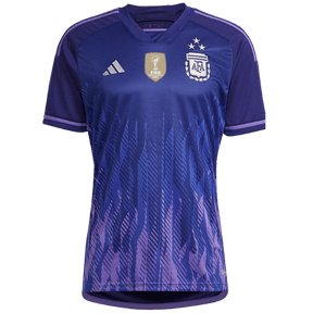 Camisa Seleção da Argentina II [Com Patch Copa do Mundo] 2022 Adidas - Roxo