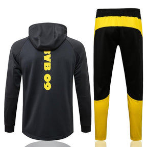 Conjunto Borussia Dortmund 21/22 Cinza - Puma - Com Capuz