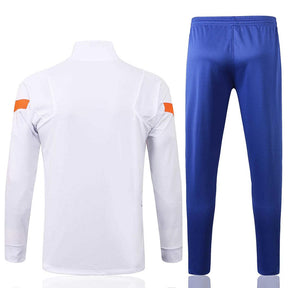 Conjunto Chelsea 21/22 Branco e Azul - Nike - Com Fecho