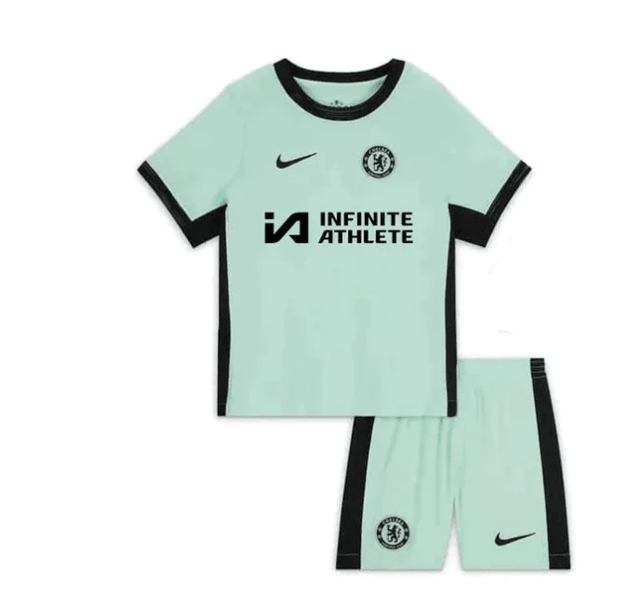 Conjunto Infantil Chelsea Third 23/24 - Verde