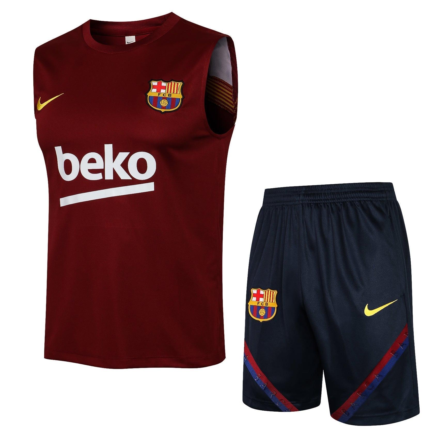 Conjunto Regata Barcelona - Vinho e Preto