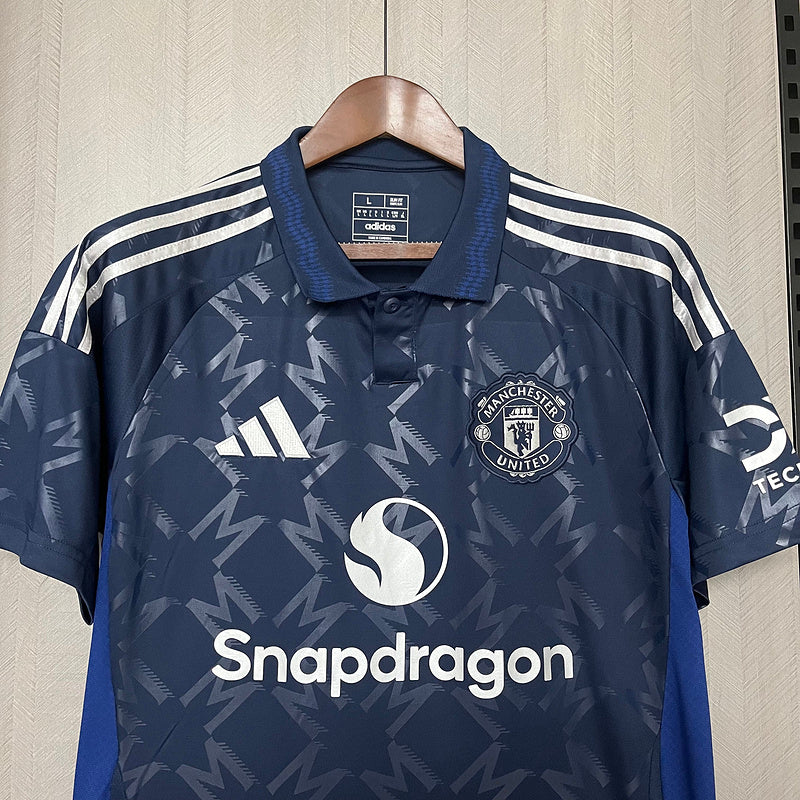 Camisa Manchester United Azul Away II 2024/25 Masculina