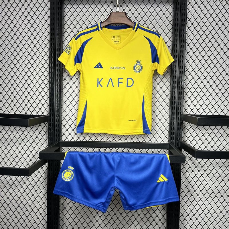 Kit  Infantil Al-Nassr Home 24/25  - Amarelo