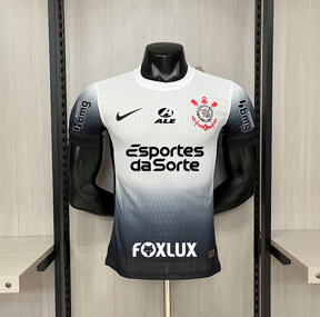 Camisa Nike Corinthians Casa 24/25 Modelo Jogador (Com todos patrocinadores)