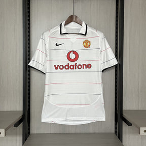 Camisa Manchester United 2004/06 - Retrô Masculino - Branca