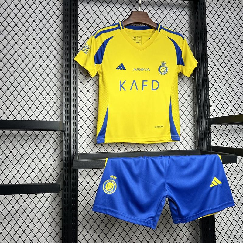 Kit  Infantil Al-Nassr Home 24/25  - Amarelo