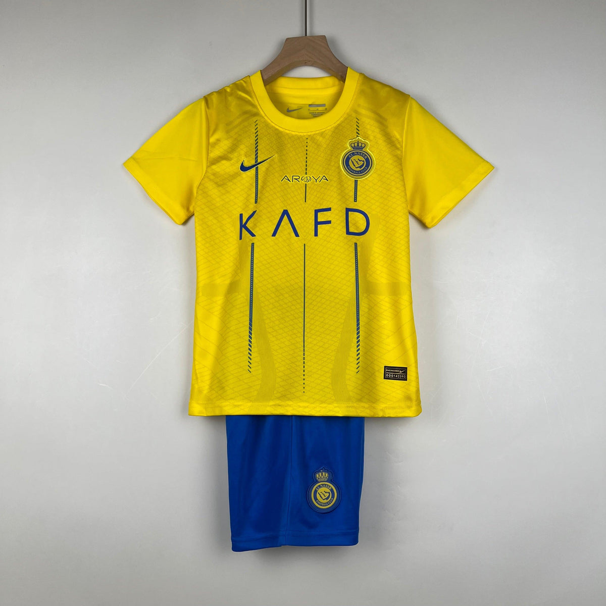 Kit Infantil Al Nassr I 23/24 - Amarela