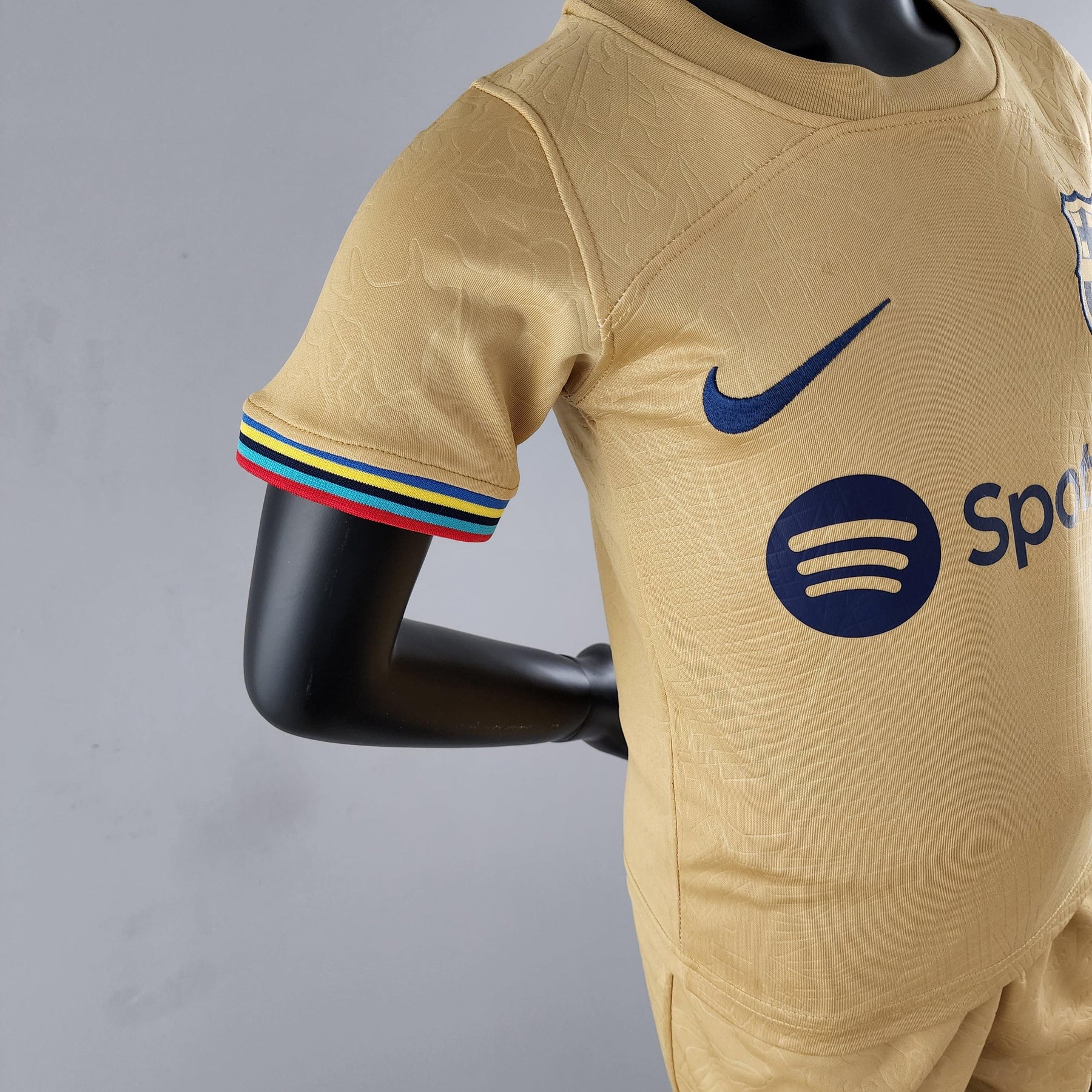 Kit Infantil Barcelona II 22/23 Nike - Dourado