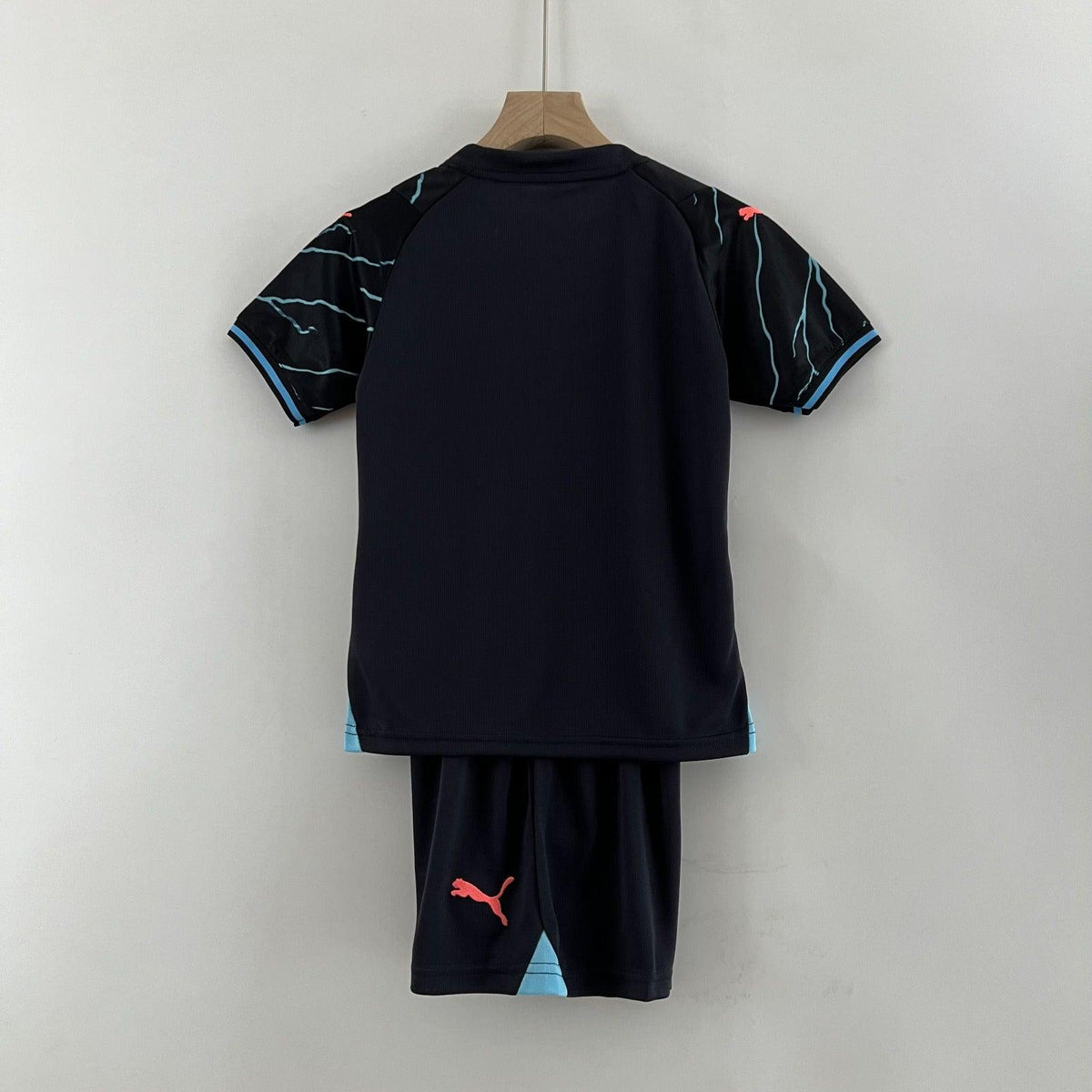 Kit Infantil Manchester City II 23/24 Puma - Preto