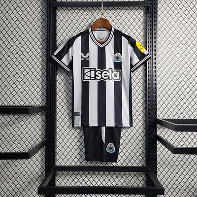 Kit Infantil Newcastle United 23/24 - Preto/Branco