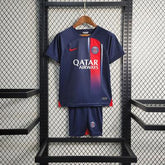 Kit Infantil PSG Home 23/24 - Azul