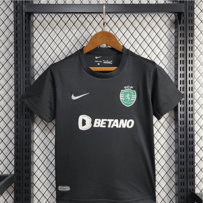 Kit Infantil Sporting  24/25 Preto