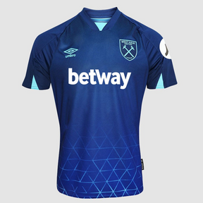 Camisa West Ham Third 23/24 sn° Torcedor Masculino - Azul